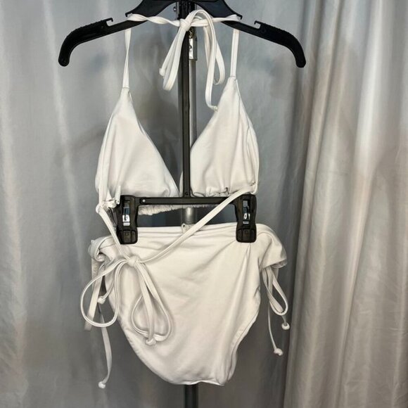 Becca White Bikini Set | Small Top / Medium Bottom NWT - Picture 8 of 16